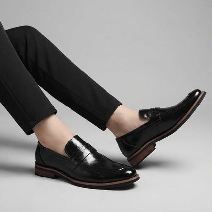 Montovani Penny-Loafer aus Leder