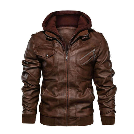 Lederjacke für Herren – Klassische Passform, urbaner Stil 