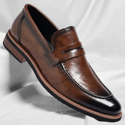 Montovani Penny-Loafer aus Leder