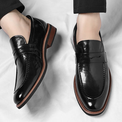 Montovani Penny-Loafer aus Leder