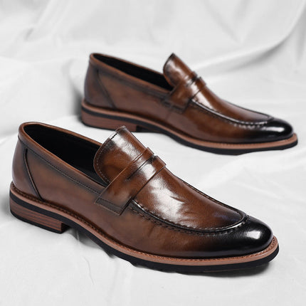 Montovani Penny-Loafer aus Leder