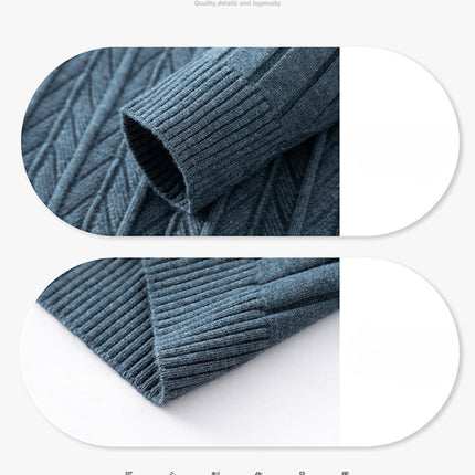 Valerio Viertelreißverschluss-Pullover