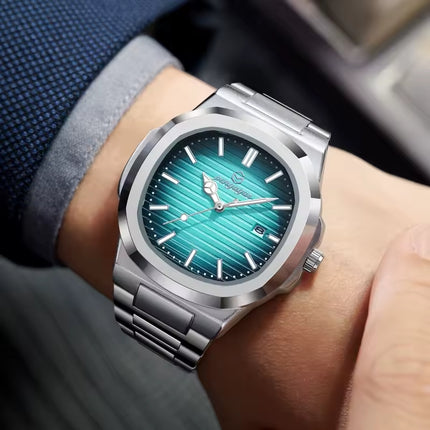 Poedagar Nautilus Stahl 40 mm – Italienische Luxus-Herrenuhr