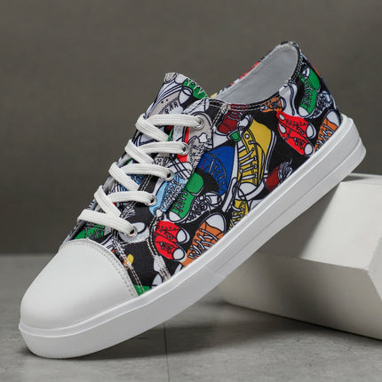 Doodle Mesh Sneakers