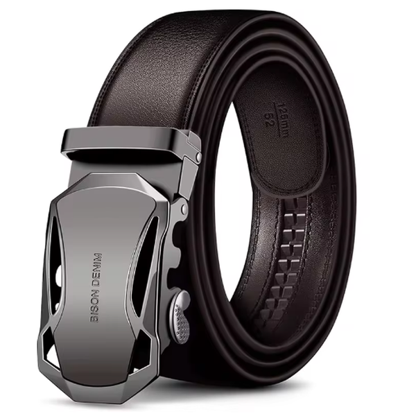 Brent Echtledergürtel – Klassischer Herrengürtel für Business und Freizeit 